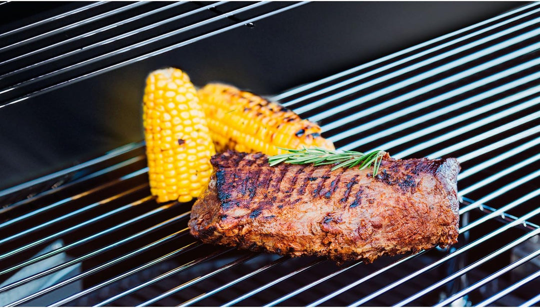 TEESA TSA0080 Gas-Grill, 2 Brenner, schwarz