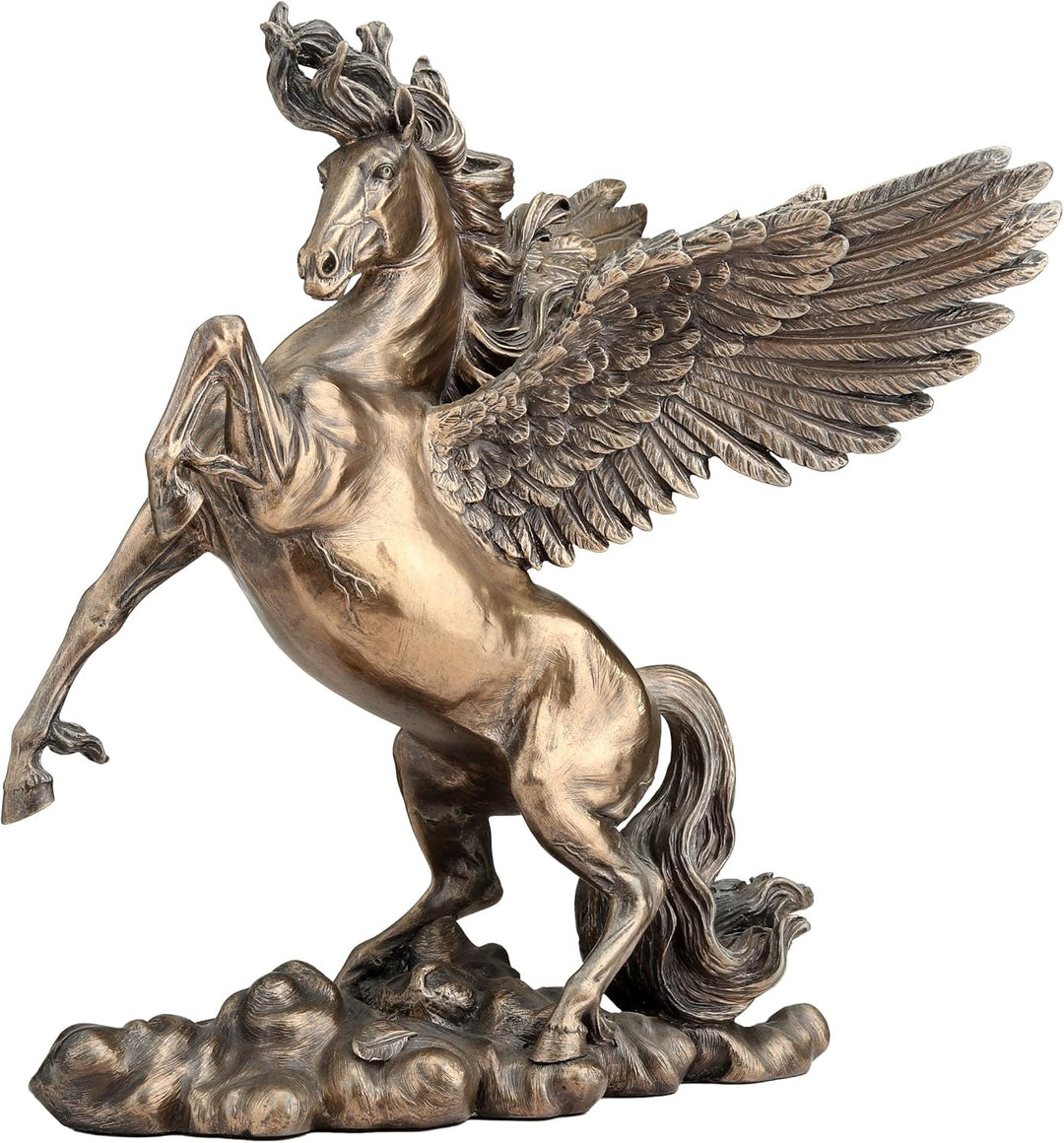 braunen Finish geflügelten Pferd Pegasus Statue Amazing Detail