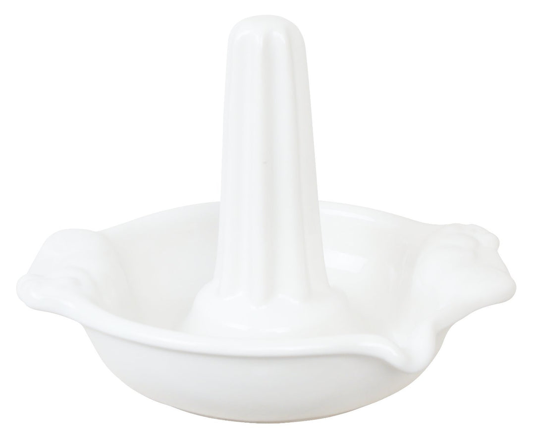 Original K&K Hähnchenbräter weiss - Geflügelbräter aus Steinzeug (hochwertige Keramik)