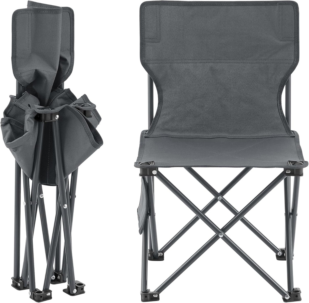 casa.pro Gartenmöbelset Banzi 3-TLG. Campingset 2 Stühle und Tisch faltbares Picknickset aus Textilg