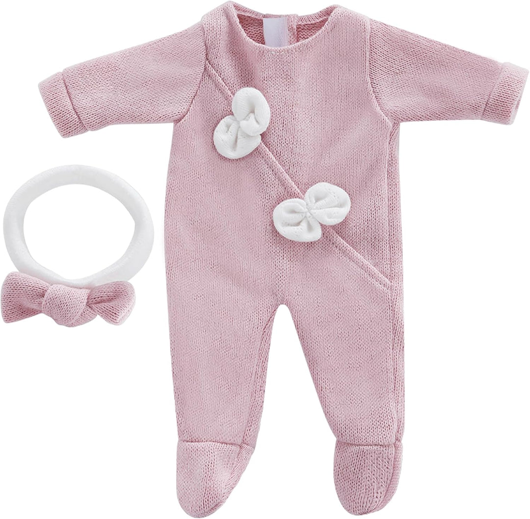 Puppenkleidung für 22-30 cm New Born Baby Puppen, Kleidung Bekleidung Outfits 4er-Pack (Keine Puppe)