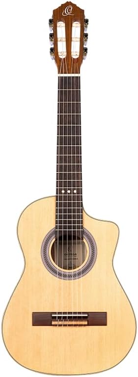 Ortega Guitars Konzertgitarre Requinto Series - deep body - inklusive Gigbag - Fichtenholz / Sapele