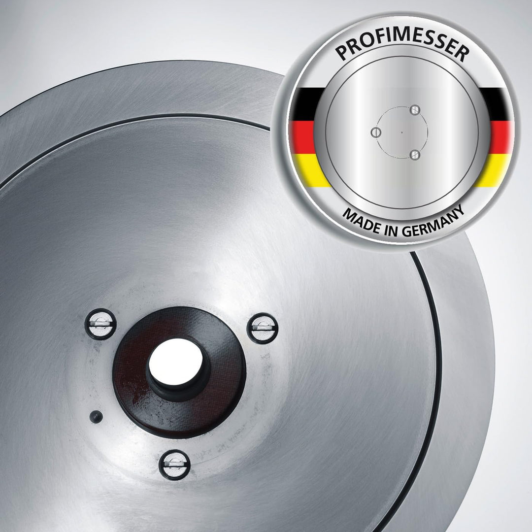 Graef SKS903EU Allesschneider Sliced Kitchen, 185 W, aluminium eloxiert /