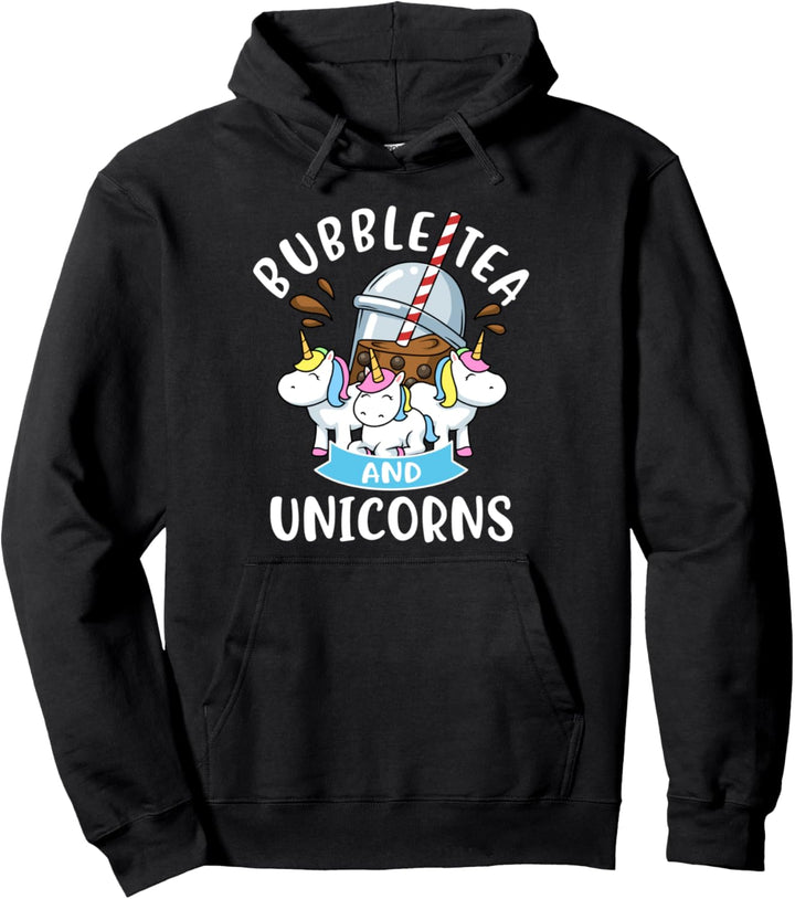 Bubble Tea Einhorn Hoodie Frauen Boba Tea Frauen Bubble Tea Pullover Hoodie