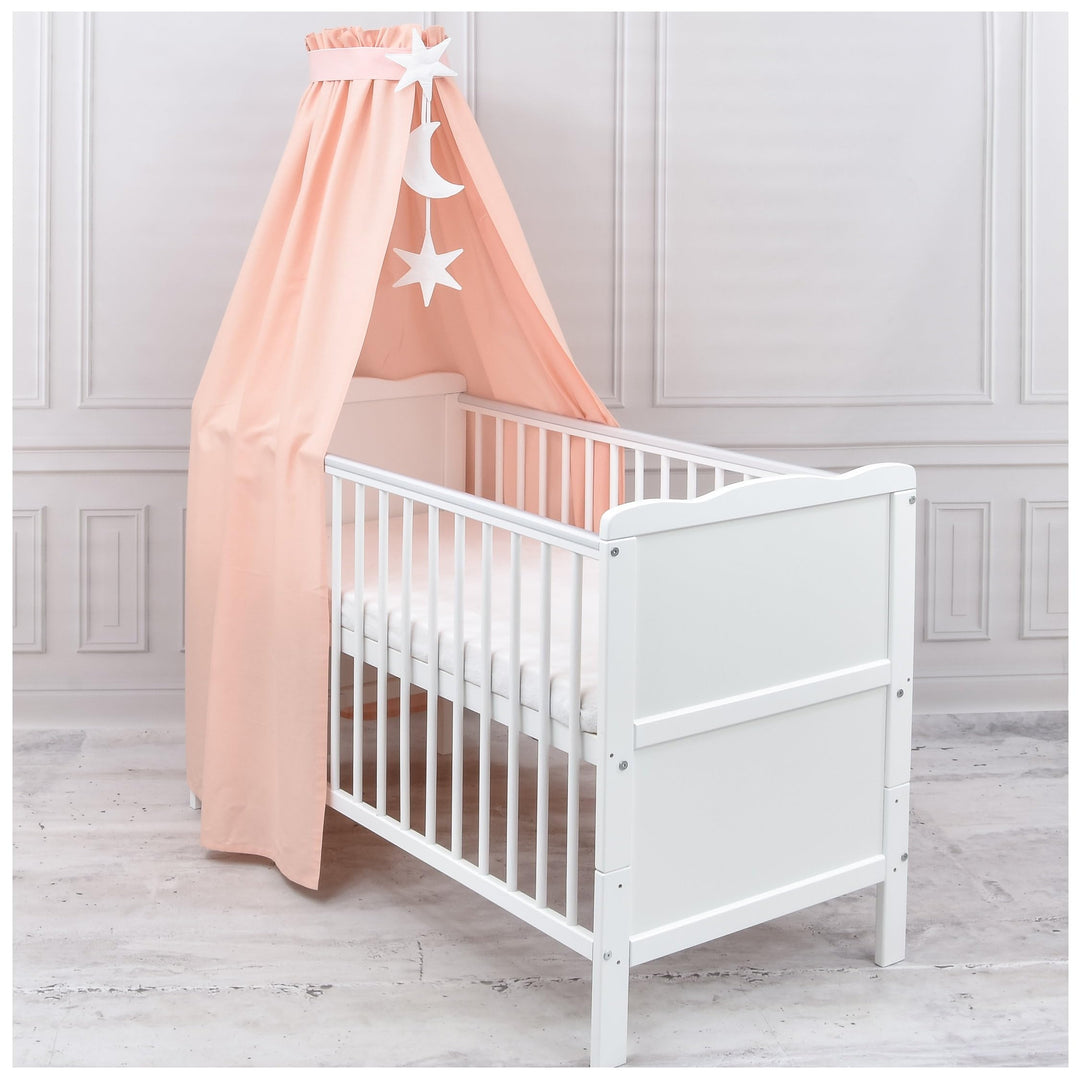 Generisch Baby Delux Babybett Himmel Betthimmel Baumwolle Baldachin für Babybett Kinderbett Wiege St