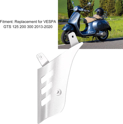 Schwingenabdeckung, Aluminiumlegierung Schwingenschutz Autocycle Zubehör Passend für VESPA GTS 125 2