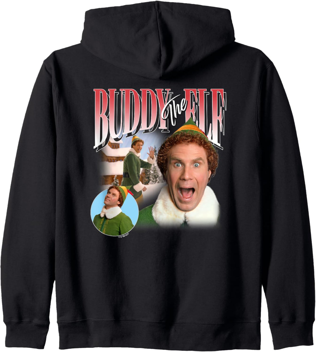 Elf Buddy the Elf Retro Trio Christmas Kapuzenjacke