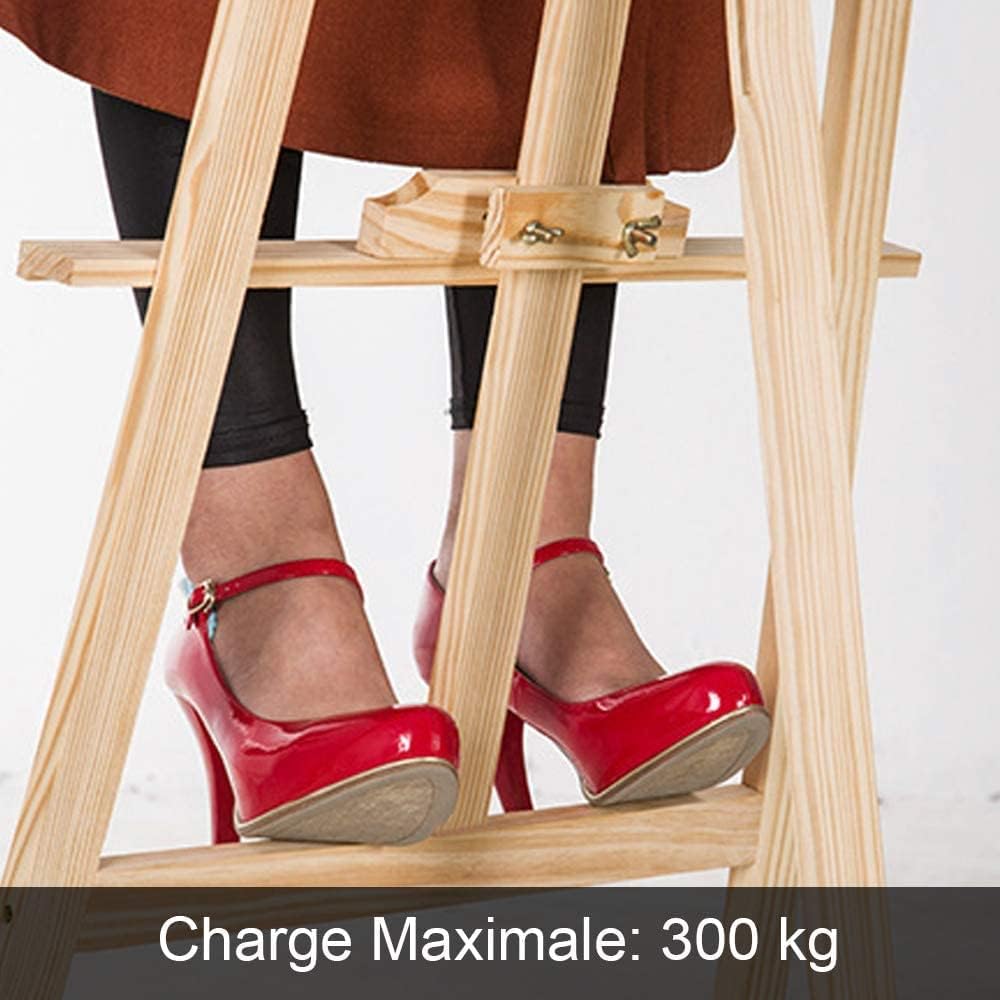 MorNon Staffelei aus Holz Gross Atelierstaffelei Verstellbare Standstaffelei Feldstaffelei Holzstaff