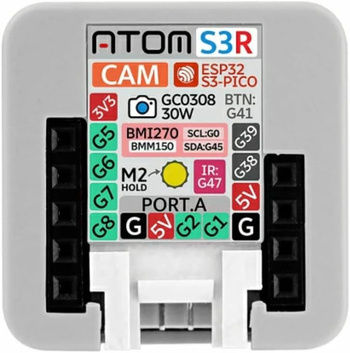 M5Stack ATOMS3R Cam | ESP32-S3-PICO GC0308 Camera| Camera IoT Development Kit | Entwicklungsset
