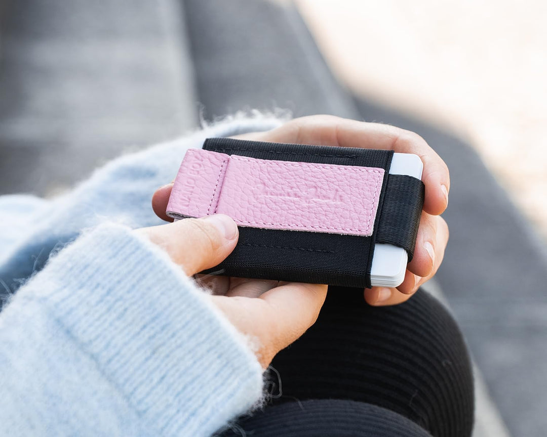 Jaimie Jacobs Nano Boy Mini Wallet, Mini Geldbörse aus Textil, Kleiner Geldbeutel, Slim Wallet mit Z