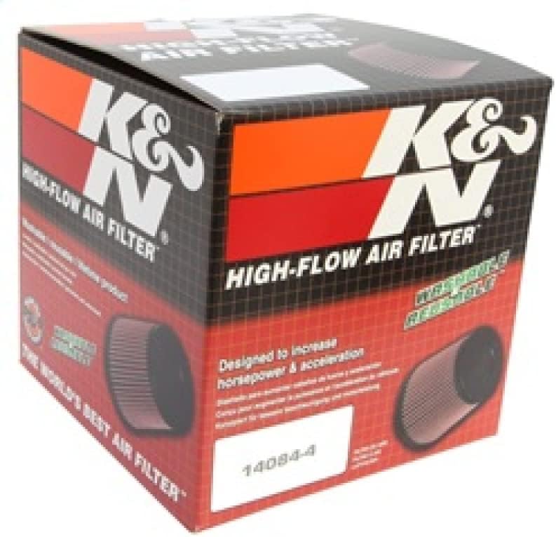 K&N RU-2922 KFZ und Motorrad Universal-Luftfilter aus Gummi, 2pcs