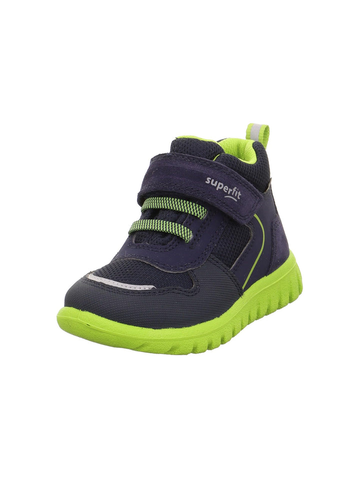 Superfit Jungen Sport7 Mini Sneaker 20 EU Schmal Blau Grün 8000, 20 EU Schmal Blau Grün 8000
