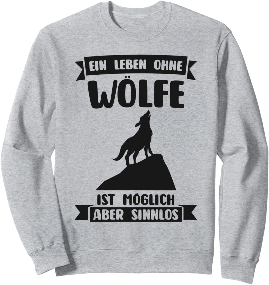 Wolf Waldtier Tier Sweatshirt