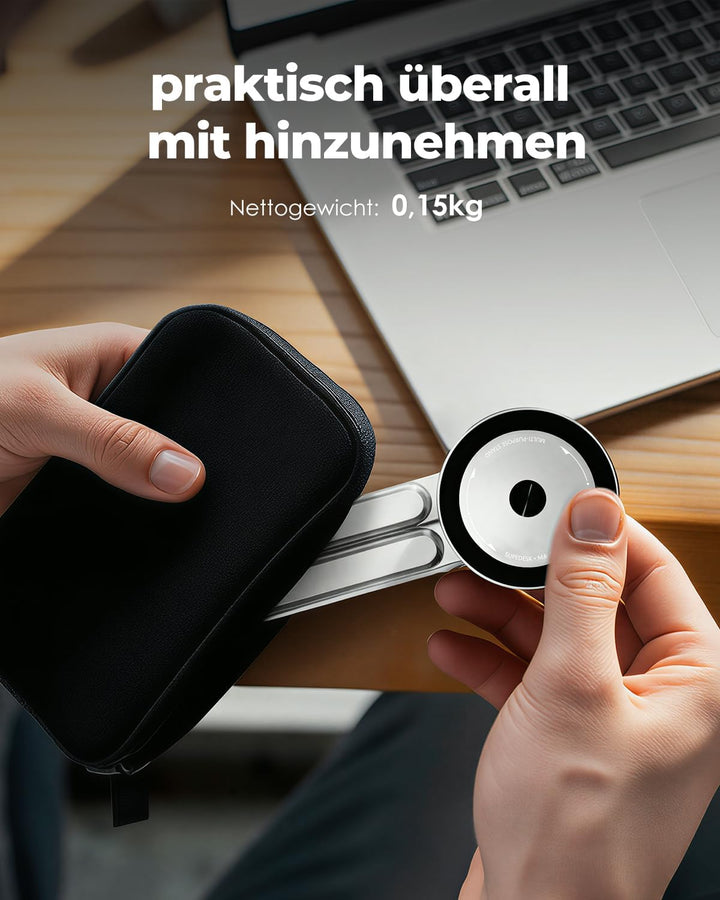 Laptop Ständer faltbar, 3-in-1 höhen- und winkelverstellbarer Laptopständer Aluminiumlegierung, belü