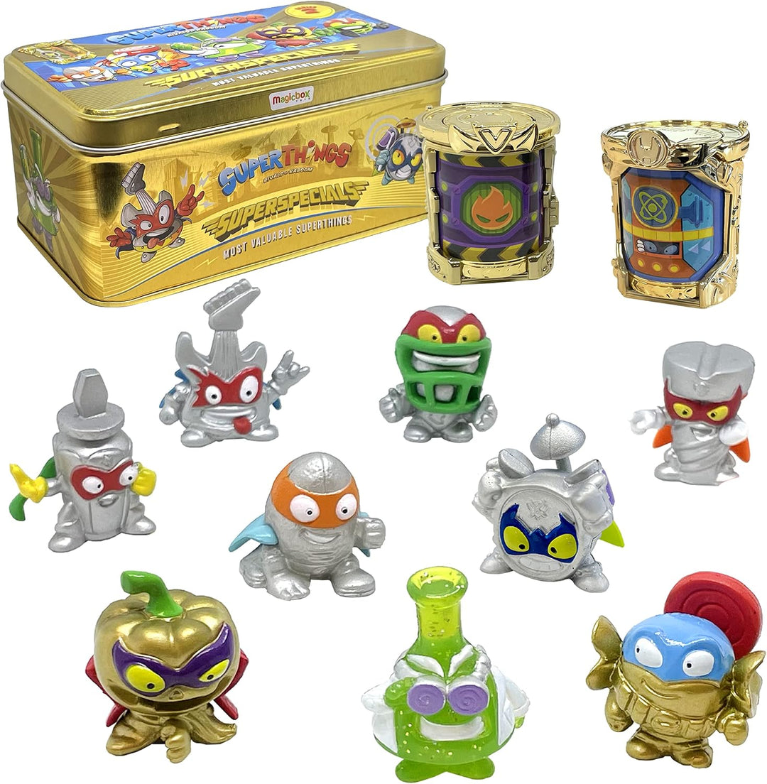 SUPERTHINGS Series 2 Gold Tin – Enthält alle ganz besonderen Figuren aus Serie 2, darunter die Ultra