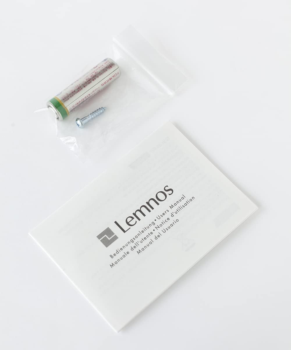 Lemnos Wecker City Pop/Wecker Analog ohne Ticken/Reisewecker in japanischer Qualität aus Holz gefert