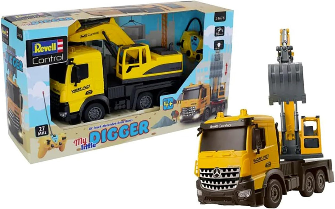 Revell Control, RC Truck Mercedes-Benz Arocs My little Digger, ferngesteuerter RC Truck, kinderfreun