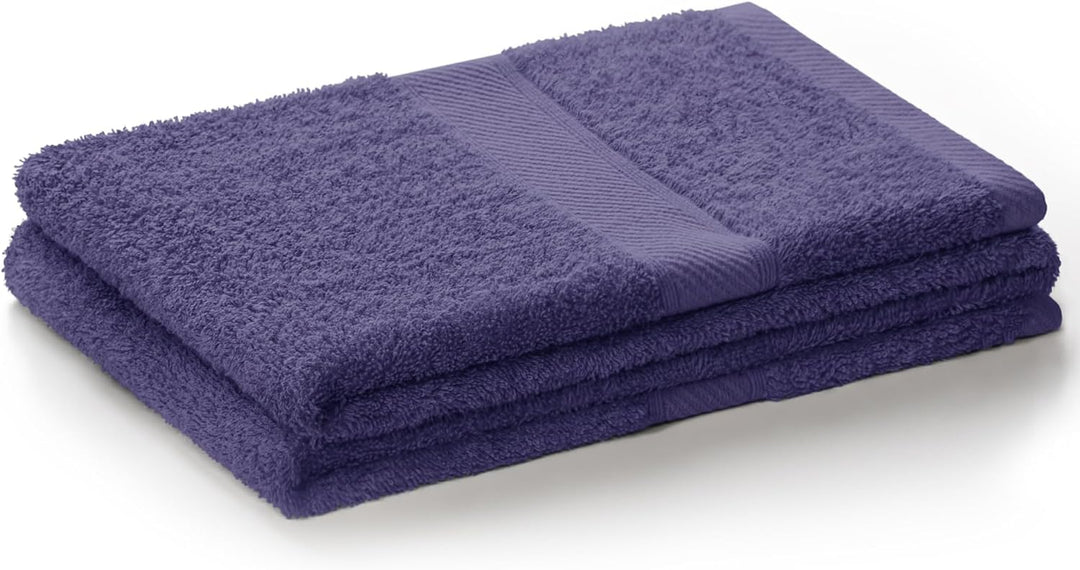 DecoKing 6er Set violett Baumwolle 4 Handtücher 50x100 cm und 2 Badetücher 70x140 cm Duschtücher Bam