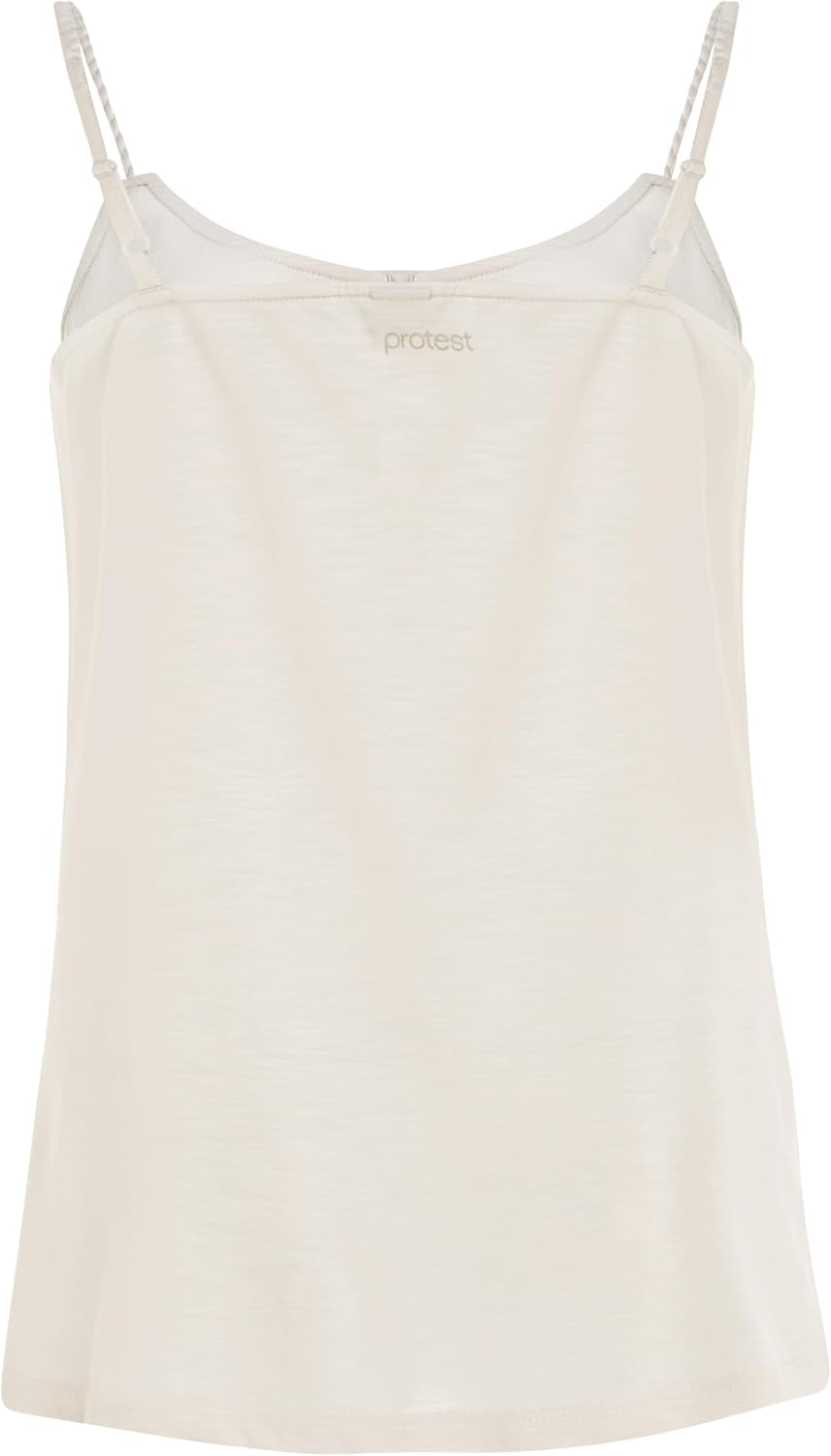 Protest Damen Spaghetti Top PRTKIAWAH XS Kit Offwhite, XS Kit Offwhite