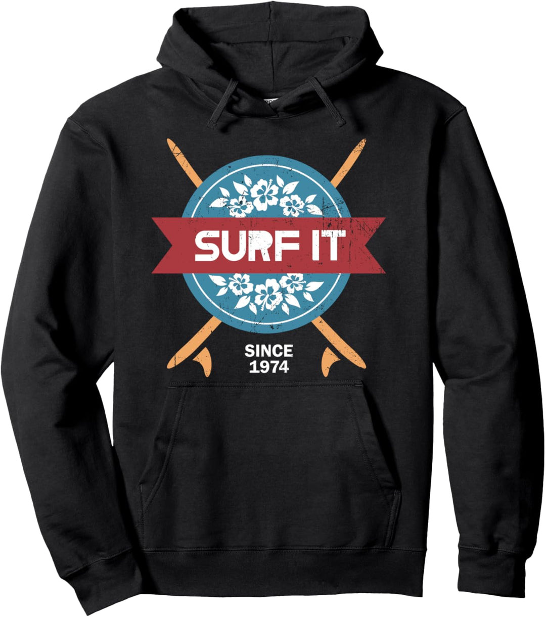 Surfen Wellenreiter - Wassersport Meer Surfing Pullover Hoodie