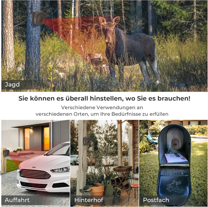 Zus tzlicher HOSMART-Bewegungsmelder PIR Sensor (nur 1 Sensor, Kaffee) Nur 1 Kaffeesensor, Nur 1 Kaf