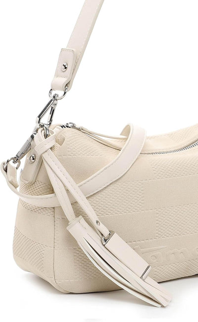 Tamaris Umhängetasche Letzia 32190 Damen Handtaschen Uni Einheitsgrösse Beige 400, Einheitsgrösse Be