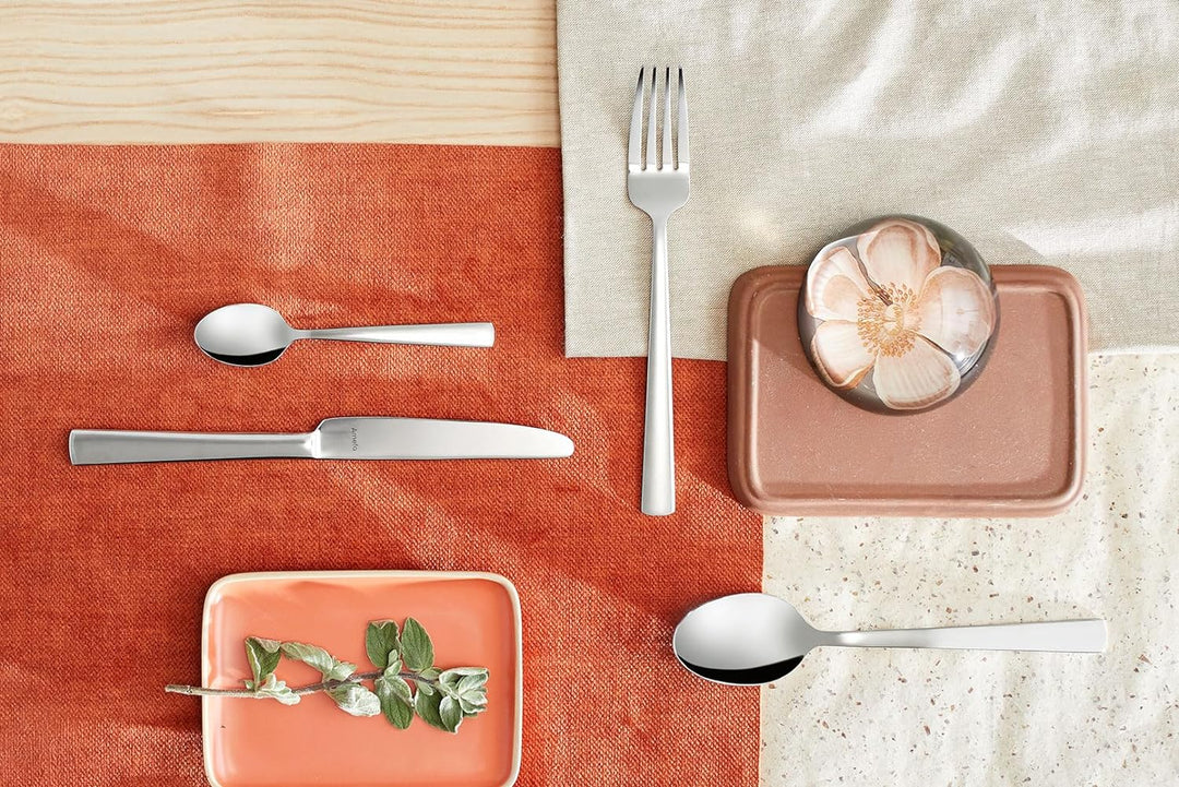Amefa MODERNO Besteck Set 6 Personen | 24-teilig | Edelstahl 18/10 poliert & rostfrei | spülmaschine