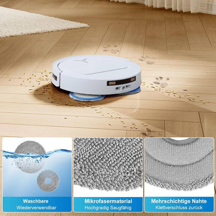 25 Stück Zubehörset für ECOVACS DEEBOT T50 Pro Omni / T50 Omni / T50 Pro Omni Gen2 Saugroboter, mit