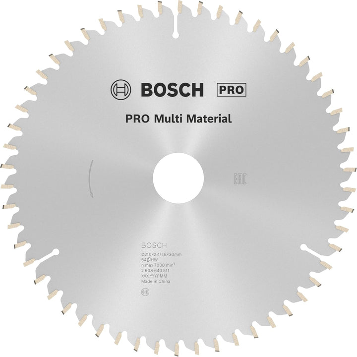 Bosch Accessories Bosch Professional 1x Kreissägeblatt Multi Material (für Multimaterial, Sägeblatt