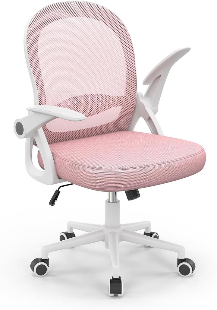 naspaluro Bürostuhl, Ergonomischer Schreibtischstuhl mit Atmungsaktiv Netzbespannung, Hochklappbare