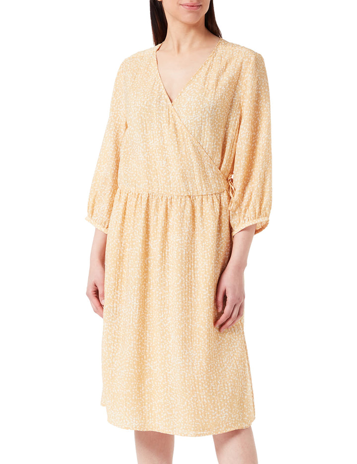 Noa Noa Damen Camillenn Dress 36 Print Yellow/White, 36 Print Yellow/White