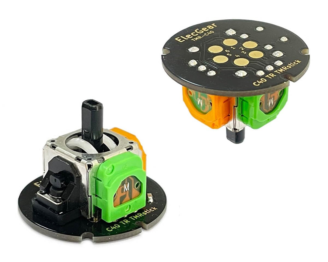 ElecGear 2 x TMR-Joystick-Ersatz für Astro C40 TR Controller, PCB-Montage, gelötetes Modul mit TMR e