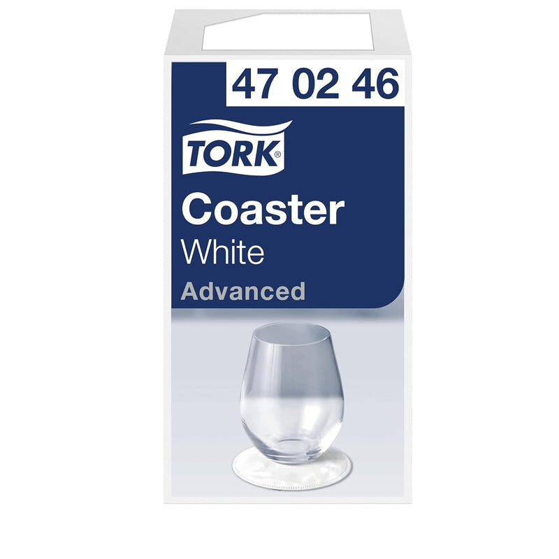 Tork 470246 Untersetzer weiss für Gläser und Tassen in Advanced-Qualität / extra dickes Papier / ide