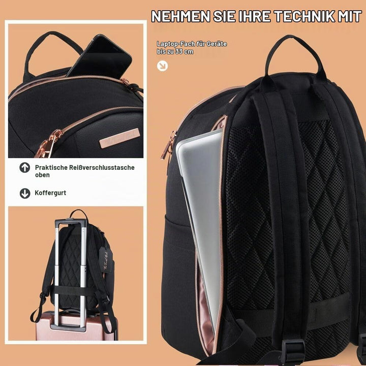 Cabin Max Travel Hack Damen Rucksack in der Grösse 40x20x25 cm geeignet für Ryanair unter dem Sitz H