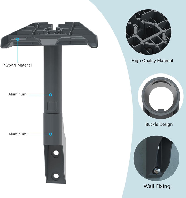 HOLACA Starlink Gen 3 Halterung [Never Slip & Fall], Kurze Wandhalterung Stabiler Halt für Starlink
