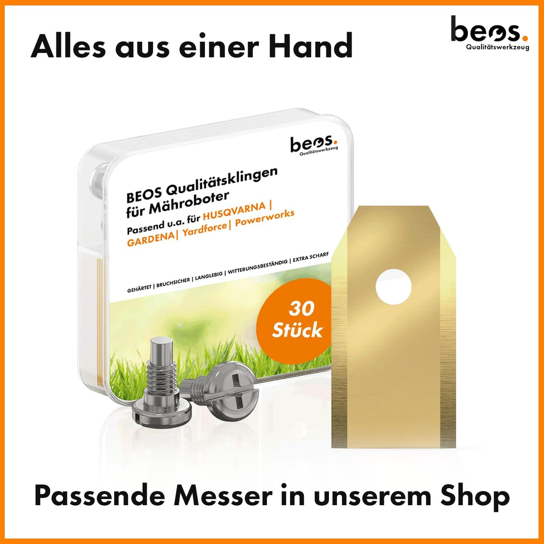 BEOS® Mähroboter Tuning - Drehscheibe kompatible mit Gardena Sileno Life & Sileno + | Flymo EasiLife