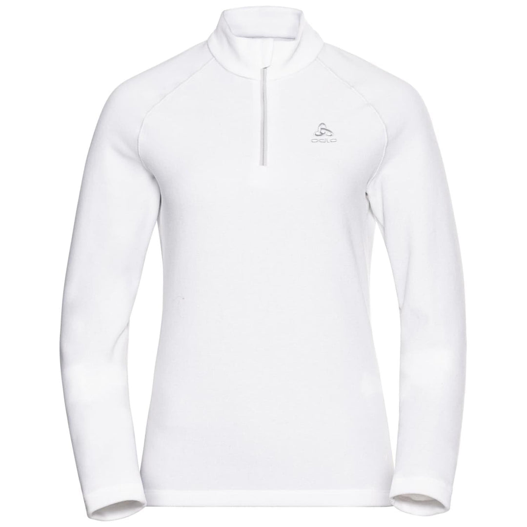 Odlo Damen Berra_542491 Mid Layer mit Reissverschluss (1er Pack) XS Weiss, XS Weiß