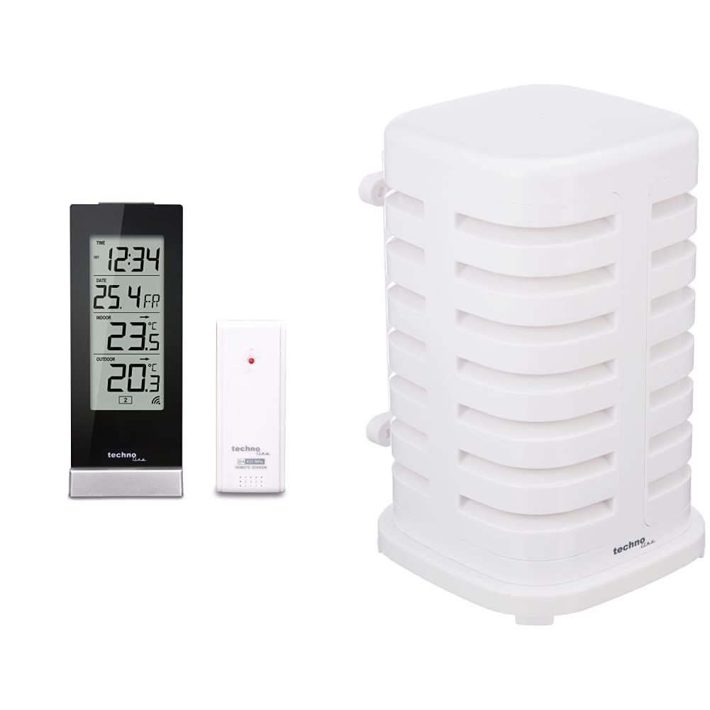 WS9767 Funkwetterstation mit Schutzhülle für den Aussensender Bundle mit