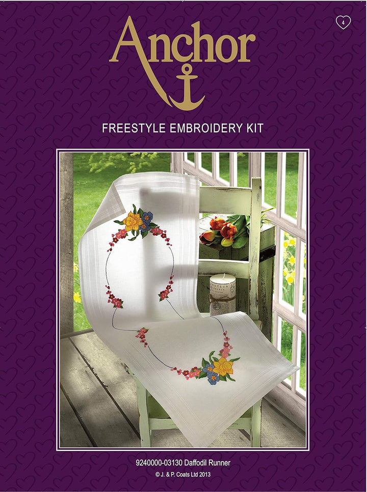 Anchor Essential Kits Freestyle Farbe:Xmas Tulips Runner, Xmas Tulips Runner