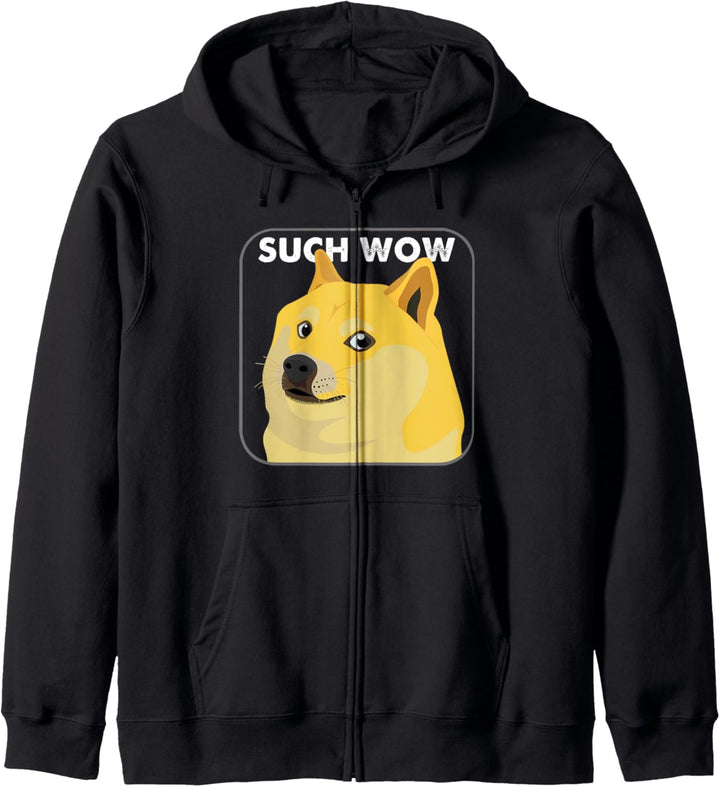Solches Wow Doge Internet Meme Kapuzenjacke