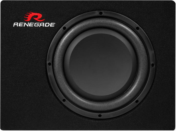 Renegade RXS1000-25 cm (10") Gehäuse-Subwoofer - Single-Kompakt-System mit 400 W max. | Car-HiFi Bas