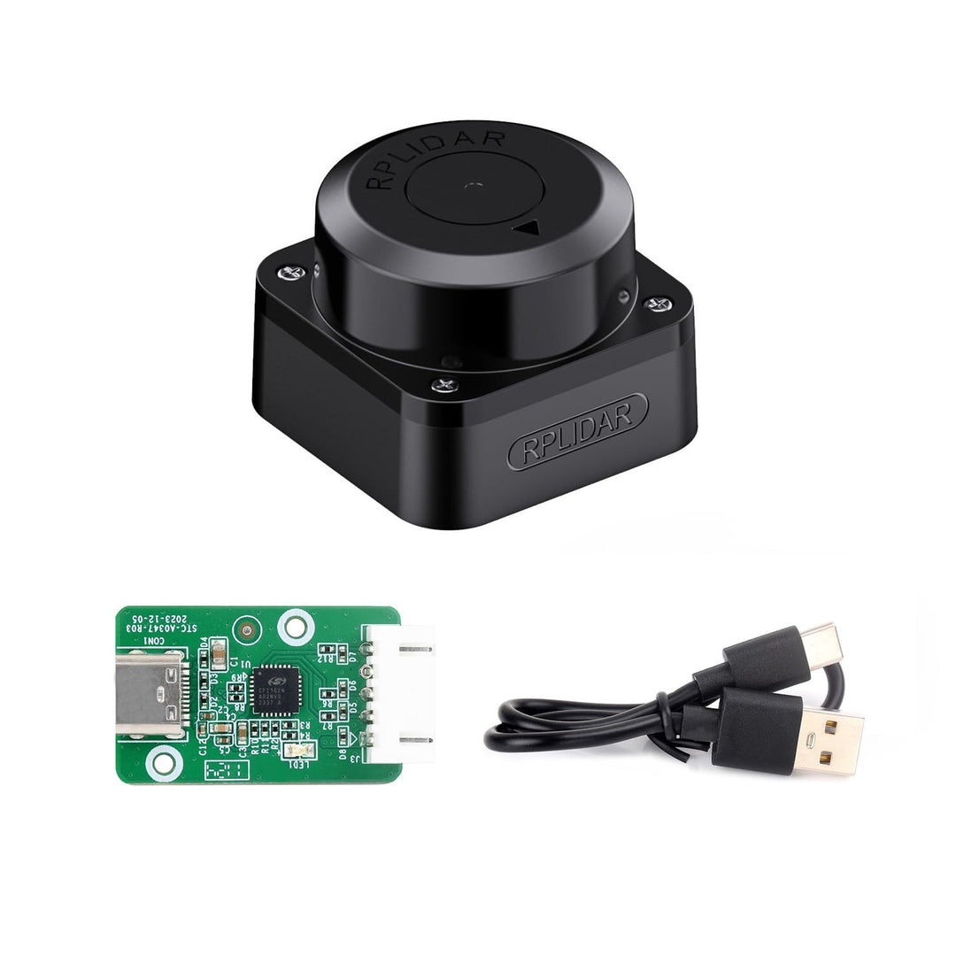 Waveshare Slamtec RPLIDAR C1 Laser Ranging Sensor, 360° Omnidirectional Lidar, Millimeter-Level High