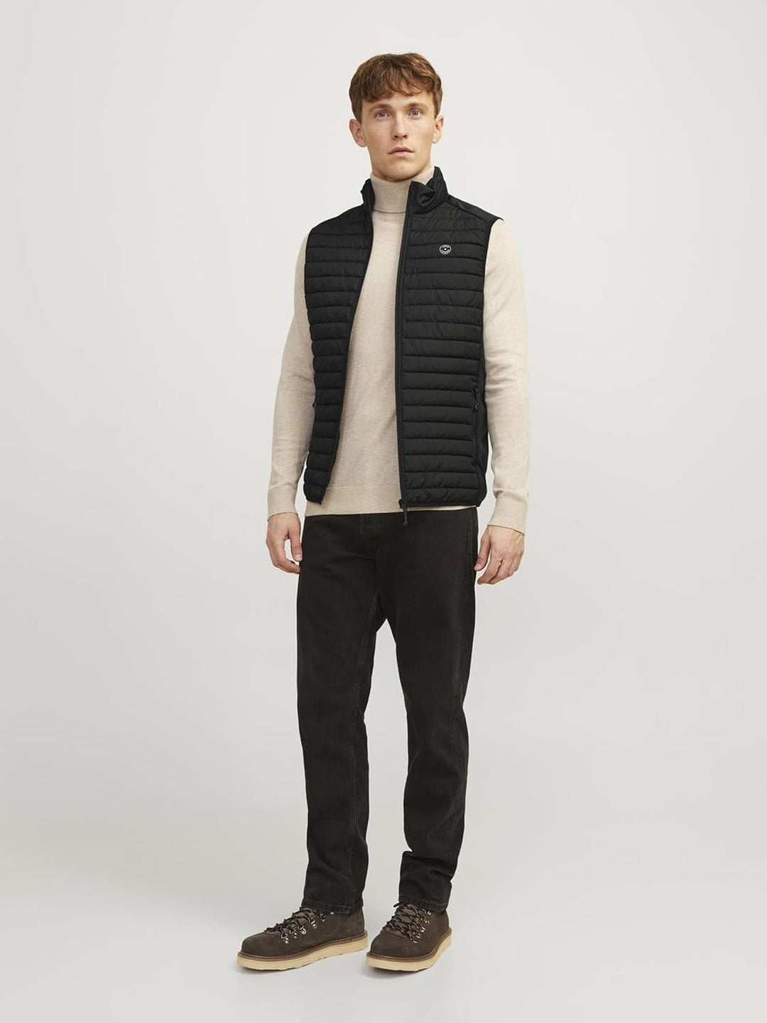 JACK & JONES male Steppweste Steppweste S Schwarz, S Schwarz