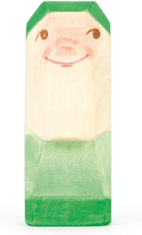 Ostheimer - 25043 - Zwerg grün, Holz, Handarbeit, 6,5cm x 4,7cm x 2,5cm