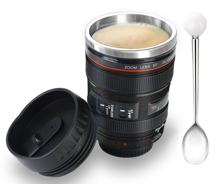 Objektiv Tasse Kamera Kaffeebecher, Kameraobjektiv-KaffeetasseGeschenk für Fotografie-Enthusiasten -
