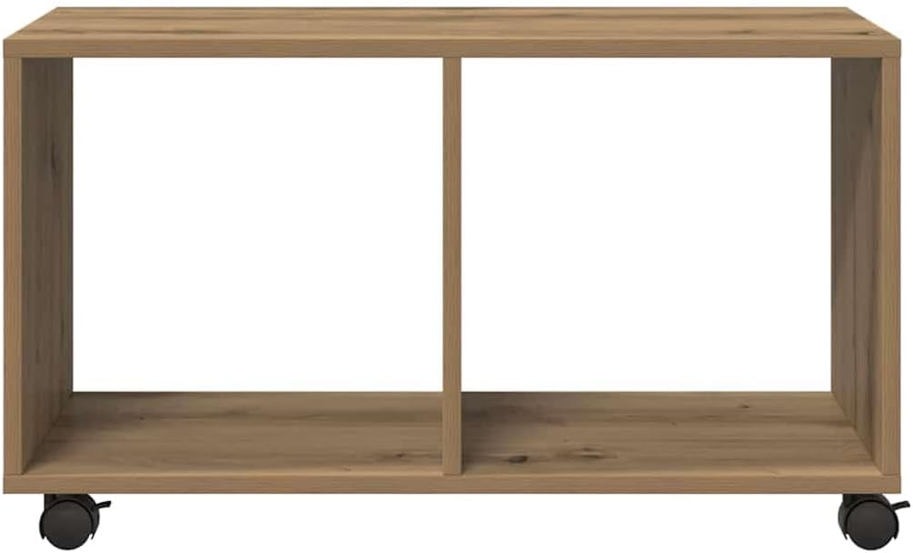 vidaXL Rollschrank, Rollcontainer mit Offenem Design, Aktenschrank für Büro Wohnzimmer, Büroschrank
