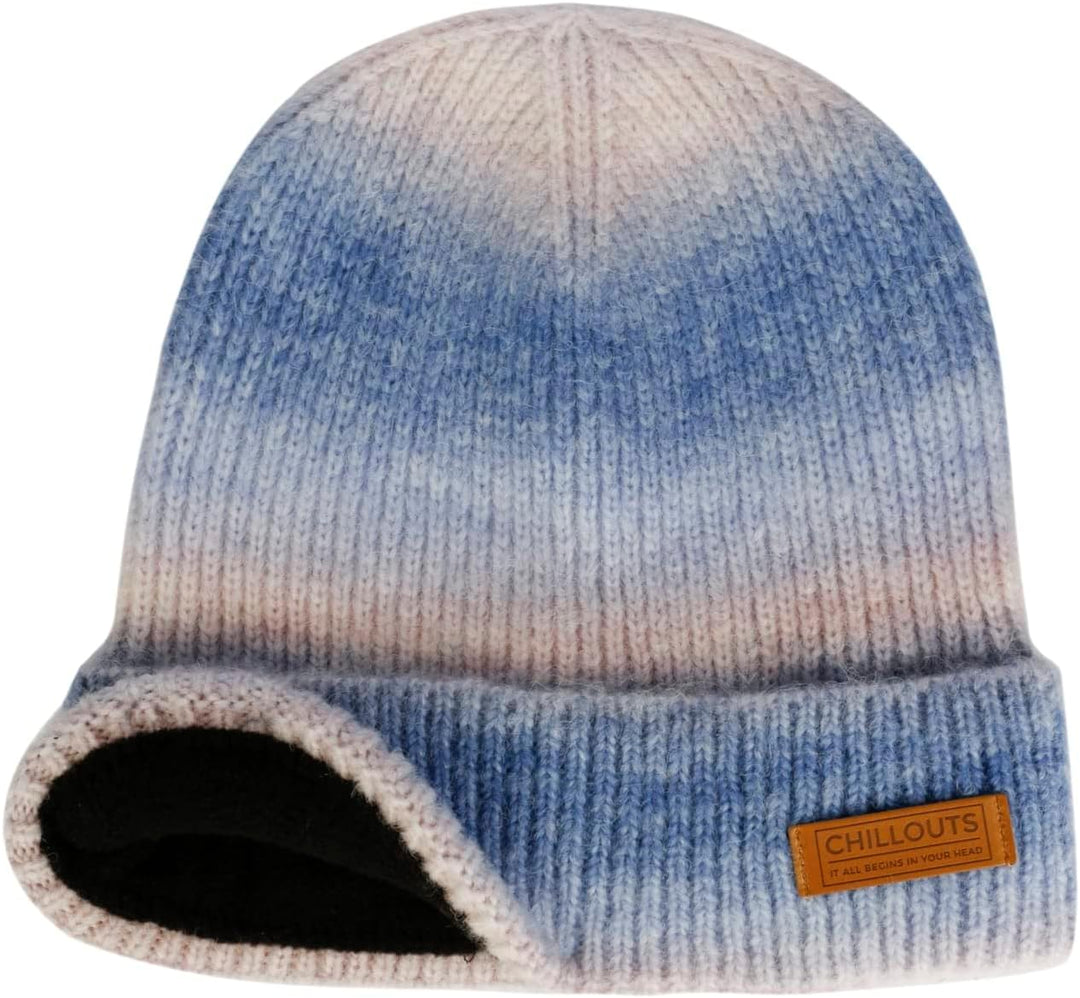 CHILLOUTS Unisex Sally Hat Wintermütze, blue melange