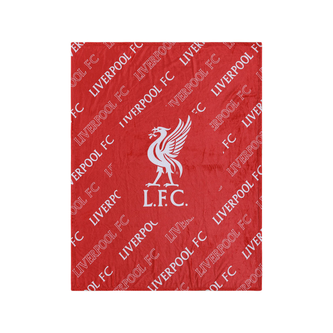 Liverpool FC EPL Supreme Slumber Plush Throw Blanket, Liverpool