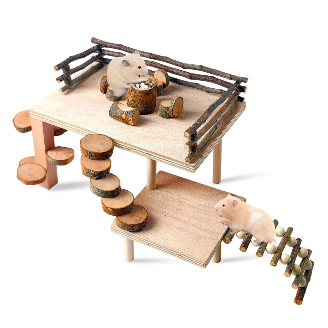 Hamster Spielzeug, Meerschweinchen Spielzeug, Kaninchen Zubehör, Kaninchen Spielzeug für Hamster Mee