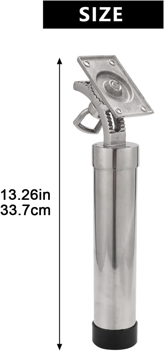 Boot Angeln Rutenhalter einstellbar Angelrutenhalter Bootsrutenhalter Silber